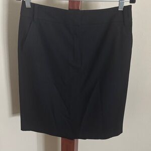 DKNY Elegant Black Pencil Skirt